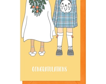 Scottish Wedding Card