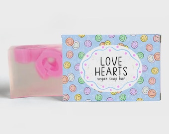Love Hearts Soap Bar