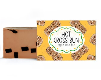 Hot Cross Bun Soap Bar