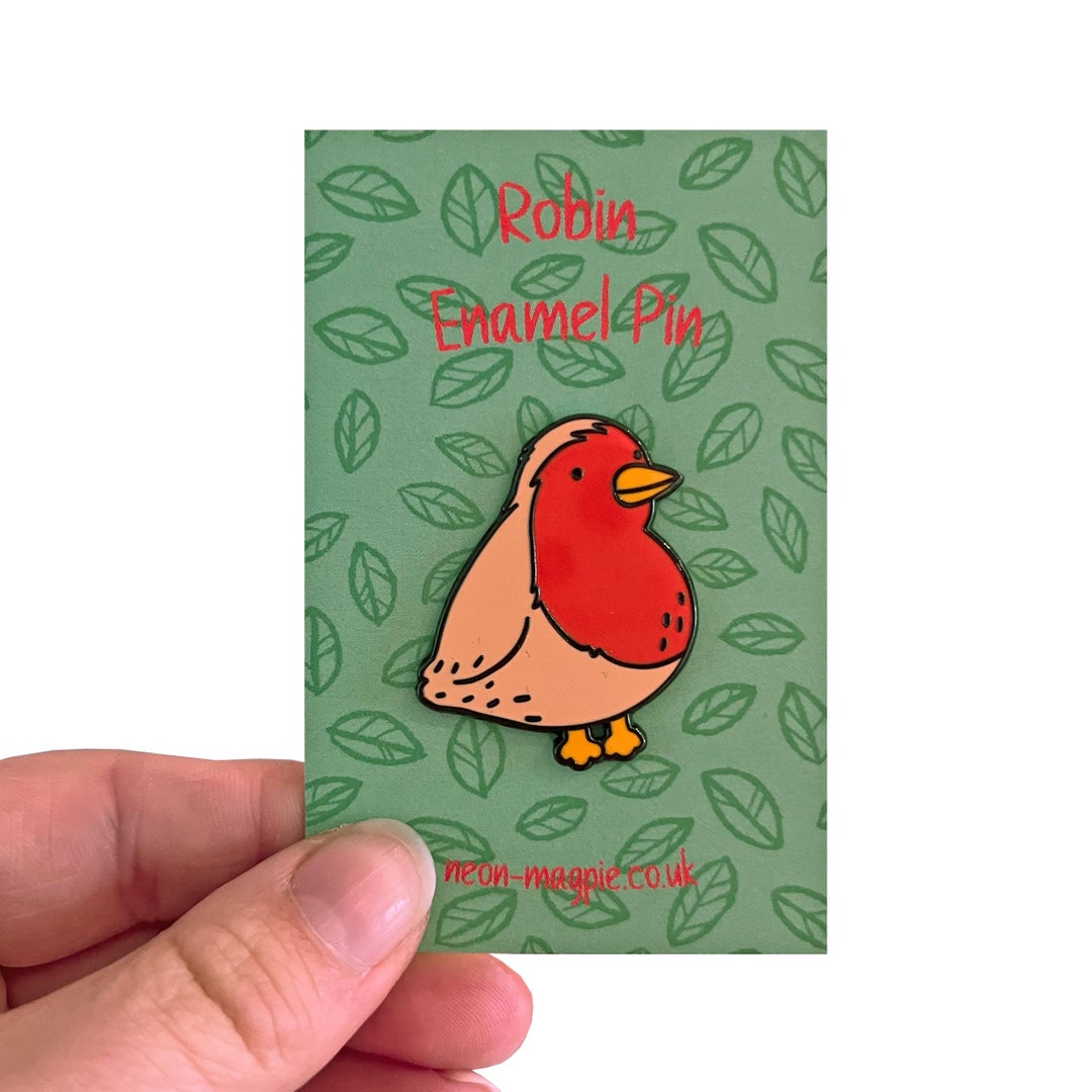 Robin Pin Stan Robin Enamel Pin - Etsy