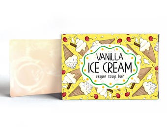Vanilla Ice Cream Soap Bar