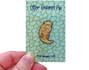 Otter Enamel Pin