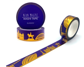 Glasgow Skyline Washi Tape