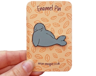 Seal Enamel Pin