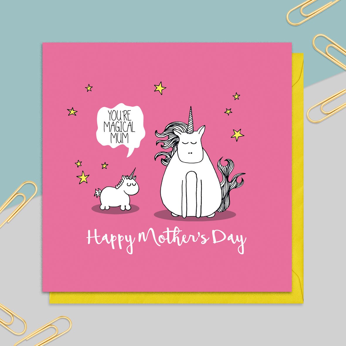 Unicorn Mother's Day Card - Mother's day Gift - Mum Card - Mo…