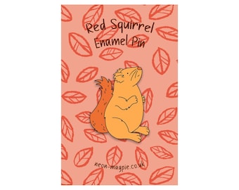 Squirrel Enamel Pin