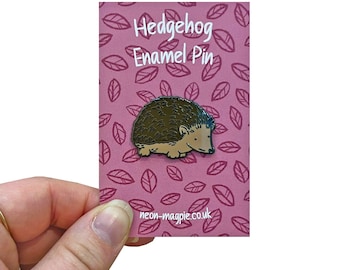 Hedgehog Enamel Pin