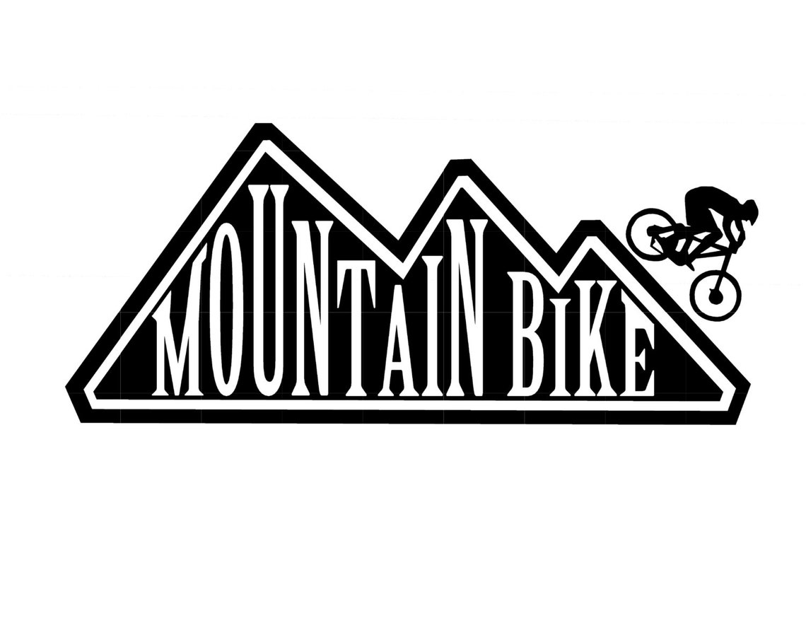 Mountain Bike vinyl decal Etsy