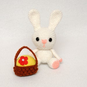 Bunny, Knitted toy, Easter gift, Animal, Home decor, Rabbit, Amigurumi image 4