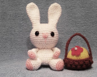 Bunny, Knitted toy, Easter gift, Animal, Home decor, Rabbit, Amigurumi