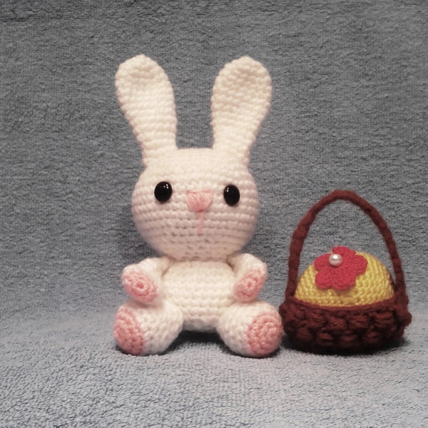 Bunny, Knitted toy, Easter gift, Animal, Home decor, Rabbit, Amigurumi