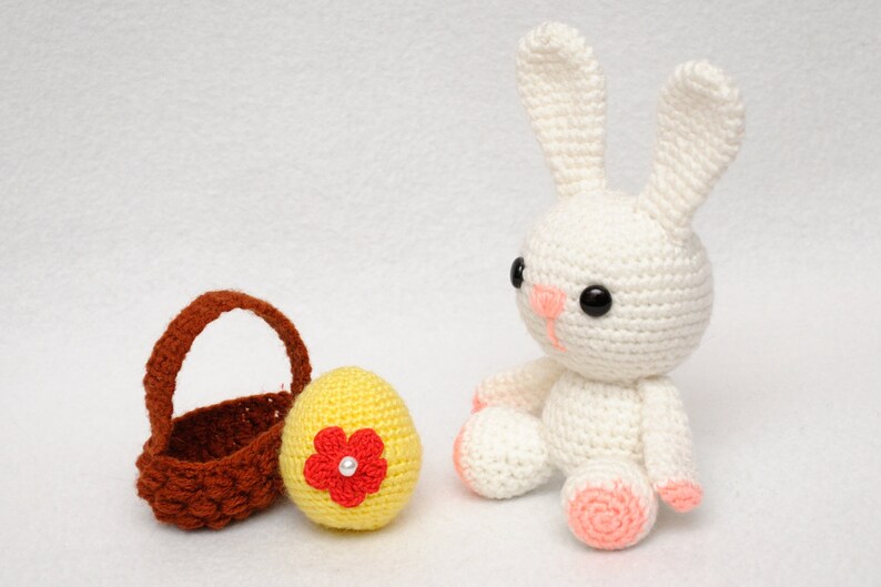 Bunny, Knitted toy, Easter gift, Animal, Home decor, Rabbit, Amigurumi image 3