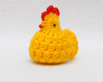 Crochet Сhicken Toy Easter gift Crochet yellow Toy animals Crochet amigurumi Сhicken Toy for Kids