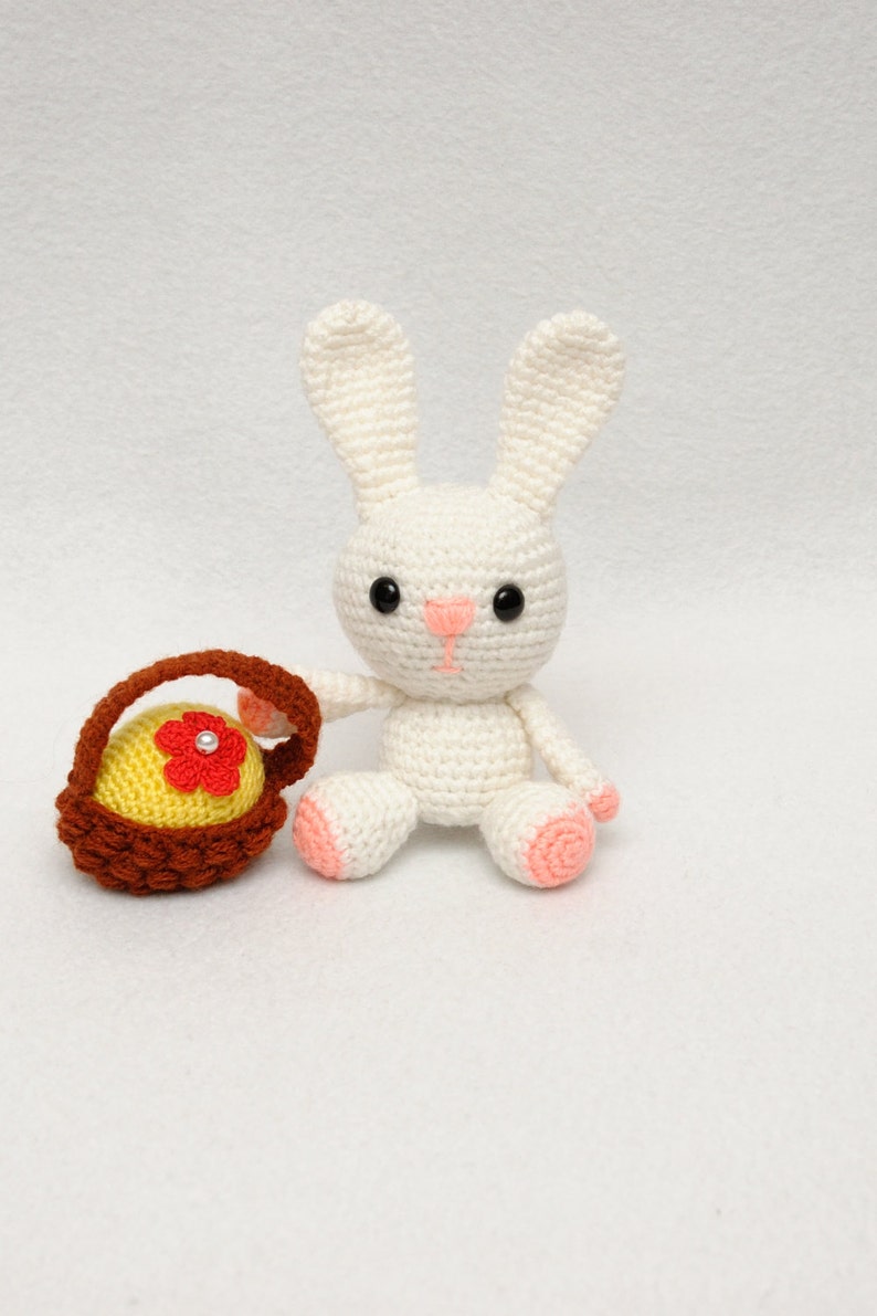 Bunny, Knitted toy, Easter gift, Animal, Home decor, Rabbit, Amigurumi image 2