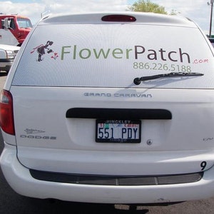 Custom Perforated Vinyl Window Graphics