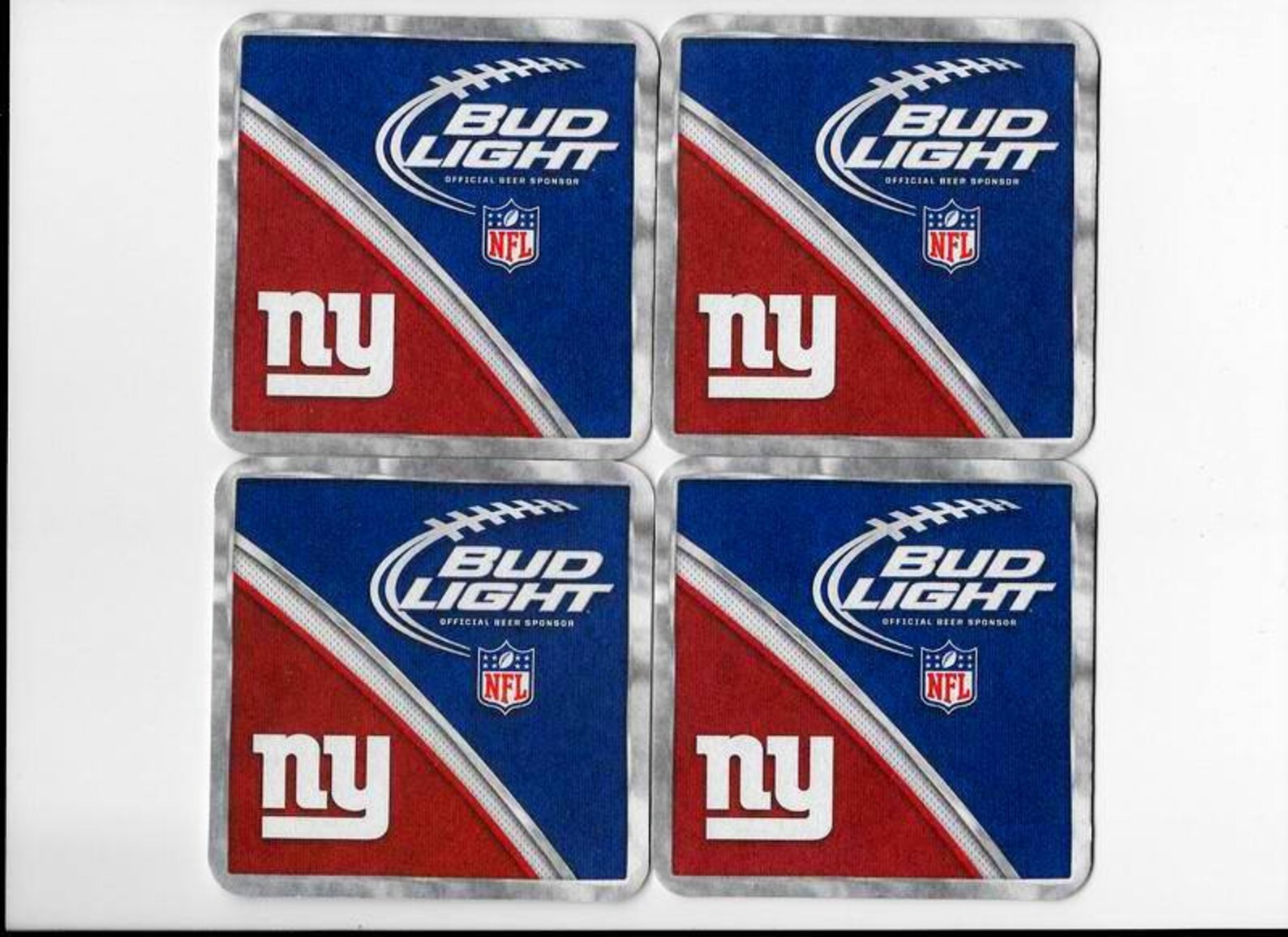 Beer Coasters 8 NY GiantsBud LightCoors/Coors Light. Drink Etsy