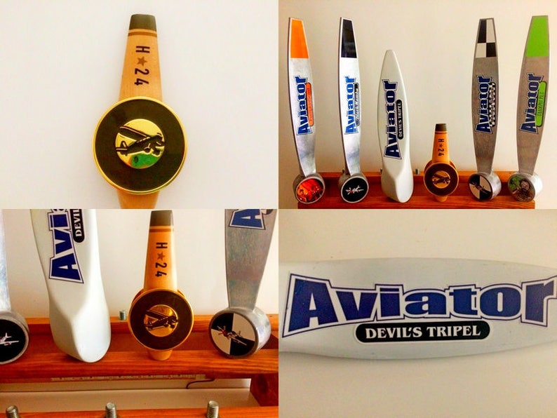Pilot GiftAviation Beer Tap HandleAirplane Etsy