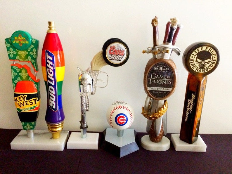 ADD ON ONLY2 Tap Handle DisplayBeer Tap Display2Beer Tap Etsy