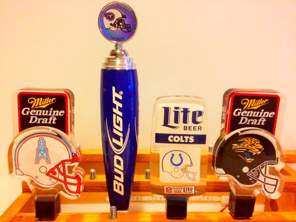 Houston Texans Beer Tap Tennessee TitansJacksonville Etsy