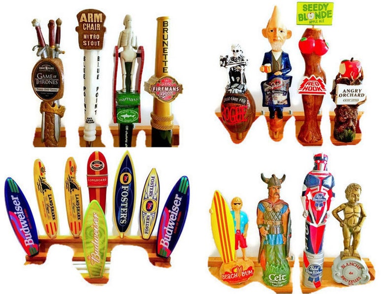 Collectible Beer Tap Handlesvintage Beer Tapsbranded Beer Etsy