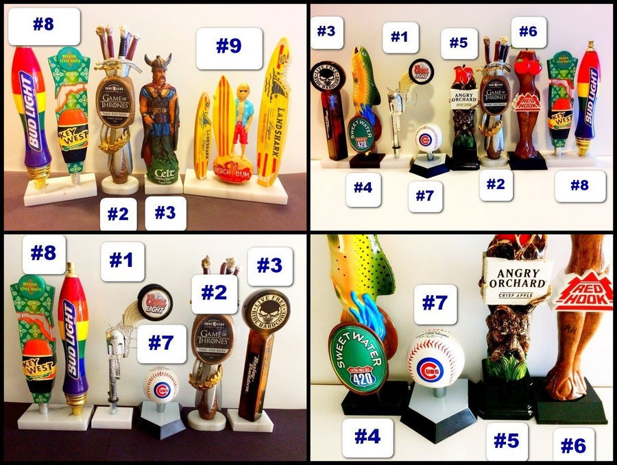 Tap Handle Display1 Beer Tap DisplayBeer Tap Handle Etsy