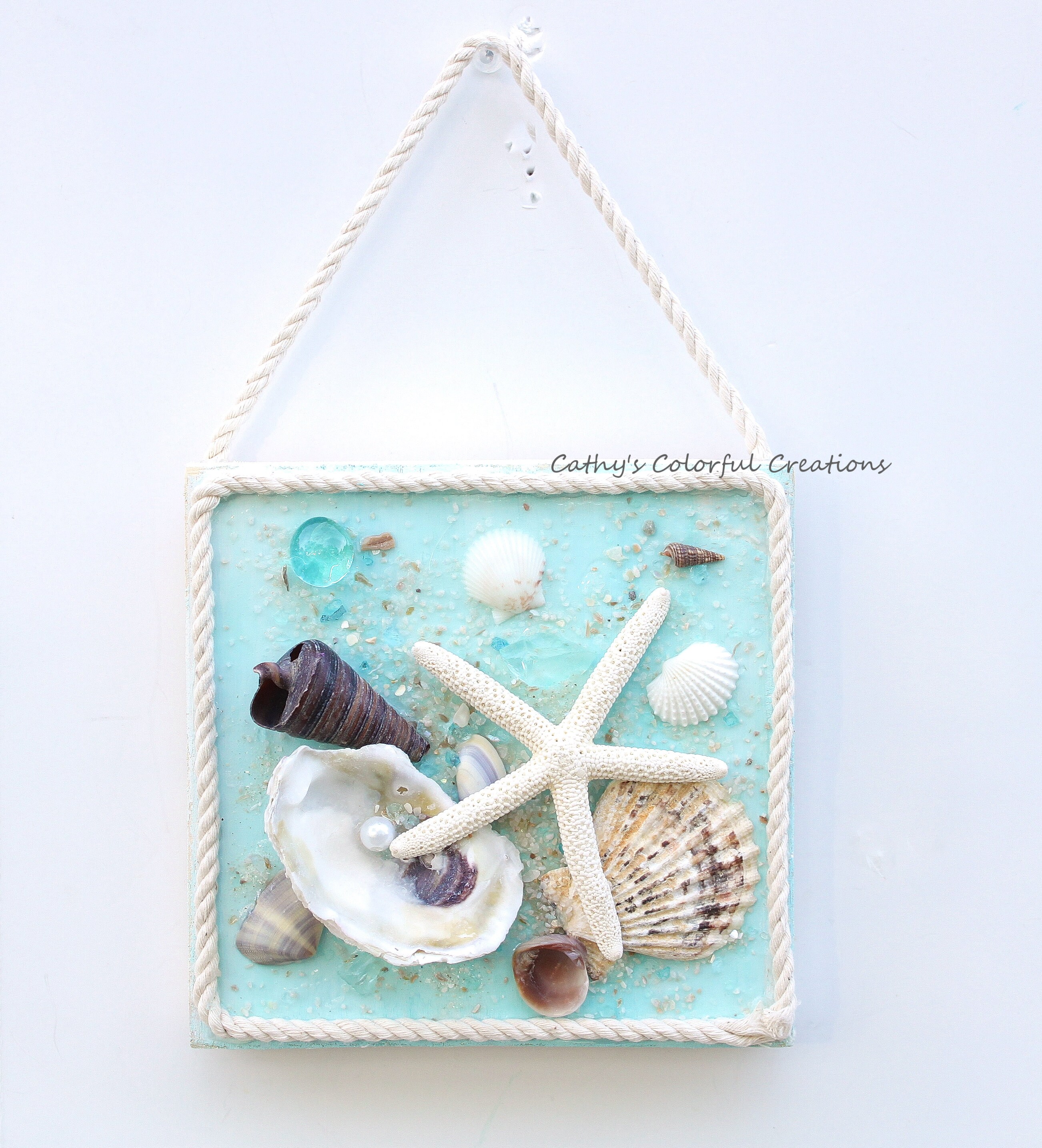 Beach Beach Art Coastal Art Glass Art Beach Decor Coastal Etsy