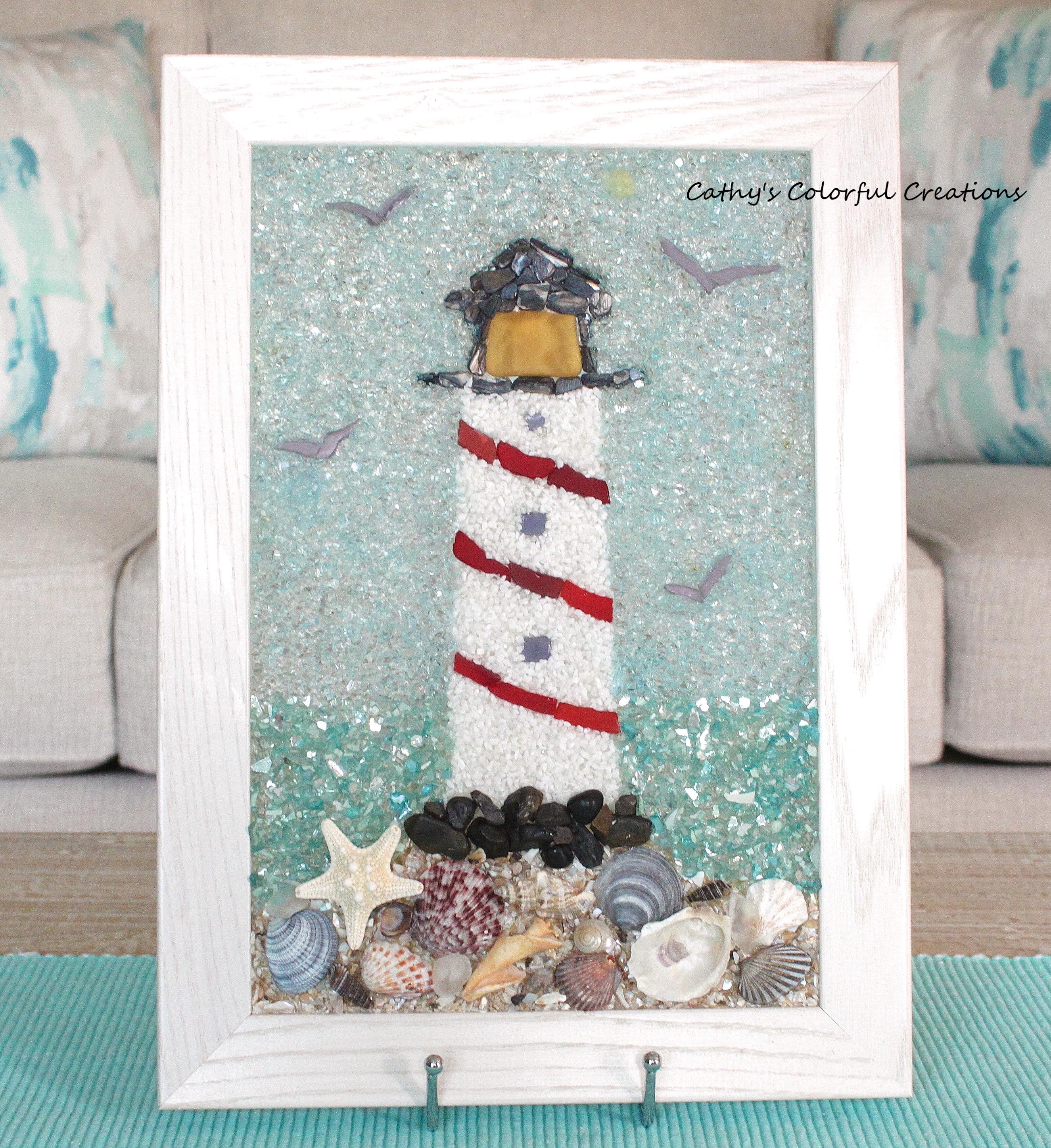 Lighthouse, Lighthouse Decor, Lighthouse Art, Beach Lighthouse, Beach Decor, Nautical, Nautical Art, Beach Art, Coastal Decor, Coastal Art