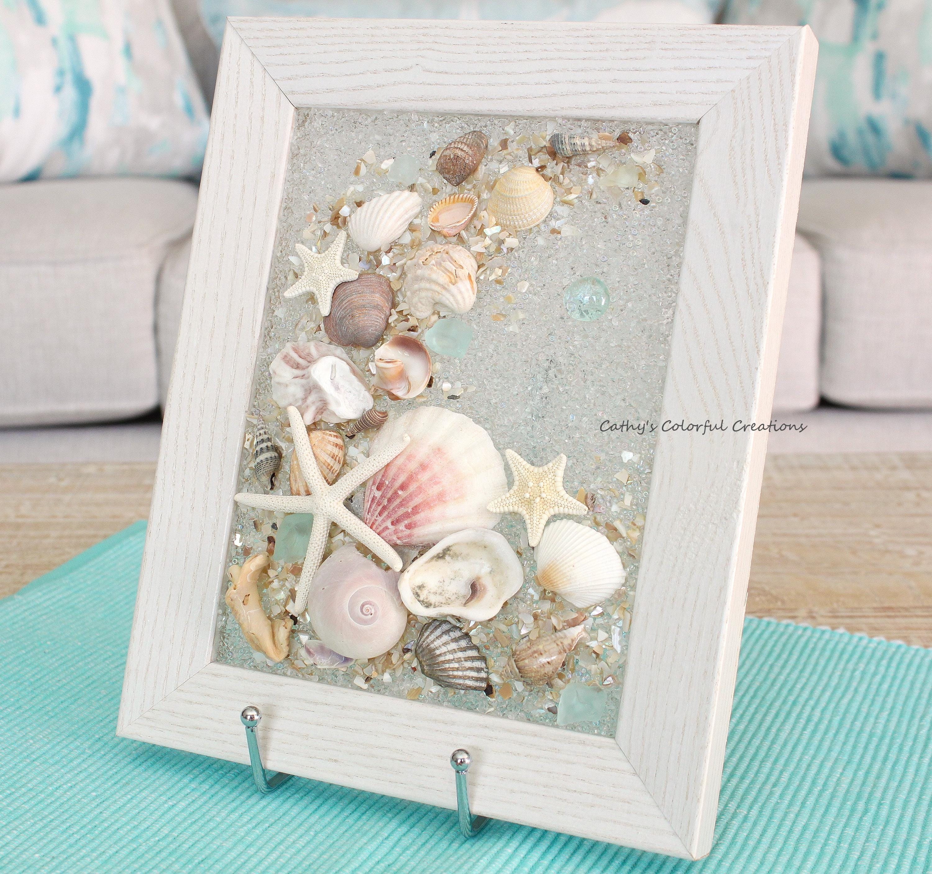 Beach Art, Beach Wall Art, Beach Window, Beach Window Art, Sea Shell ...