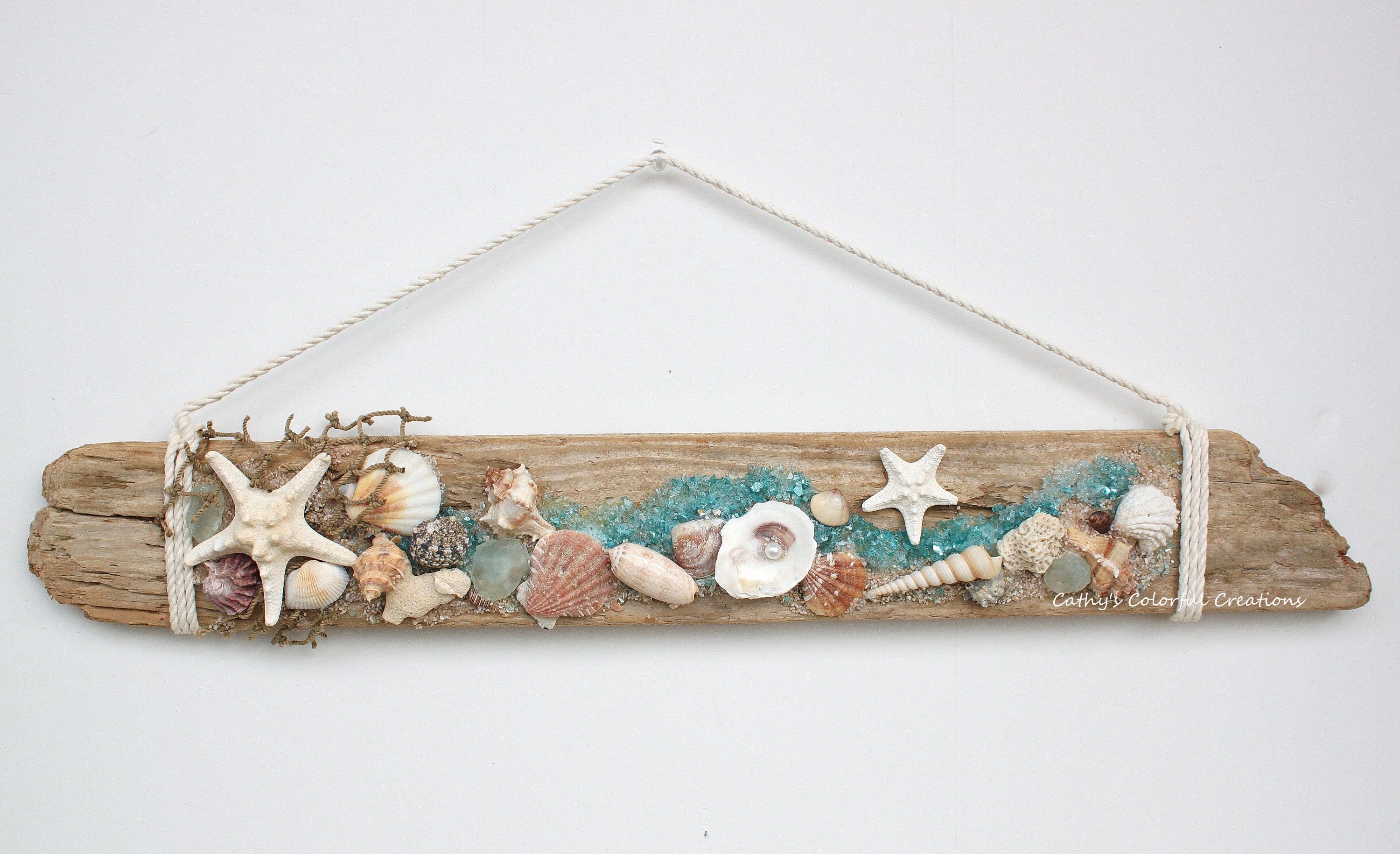 Driftwood and Seashell Wall Hanging, Boho Decor, Sea Shell Art, Beach House  Decor, Wall Art, Sea Shells, Shell Art -  Canada