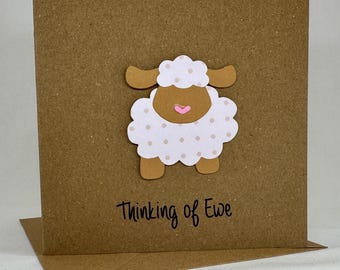 Handmade Thinking Of Ewe Card