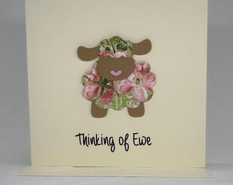Handmade Thinking Of Ewe Card