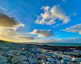 Winter Sun on Berneray West Beach