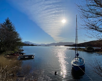 Spring Morning at Isleornsay, Skye Colour Photograph