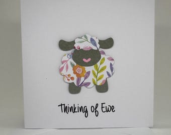 Handmade Thinking Of Ewe Card
