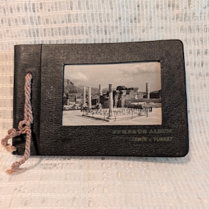 Turkish souvenir photos book, Ephesus vintage album, Izmir Turkey