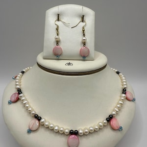 Pink Mother of Pearl Set