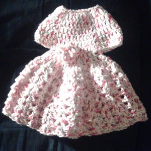 Preemie Cotton Summer Dress, Pink Gray N White, Crochet Baby Clothes, Preemie Photo Props, Preemie Clothes, Coming Home Outfit, Summer Dress