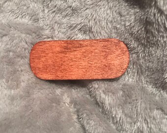 Small stained wood burned name tags key chain. 1 or more