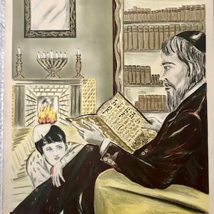 1960er Jahre Meister Menahem Krief (geb.1928) Jüdische Kunst Lithographie Auf Papier. Original Bleistift Unterschrift. Nummeriert