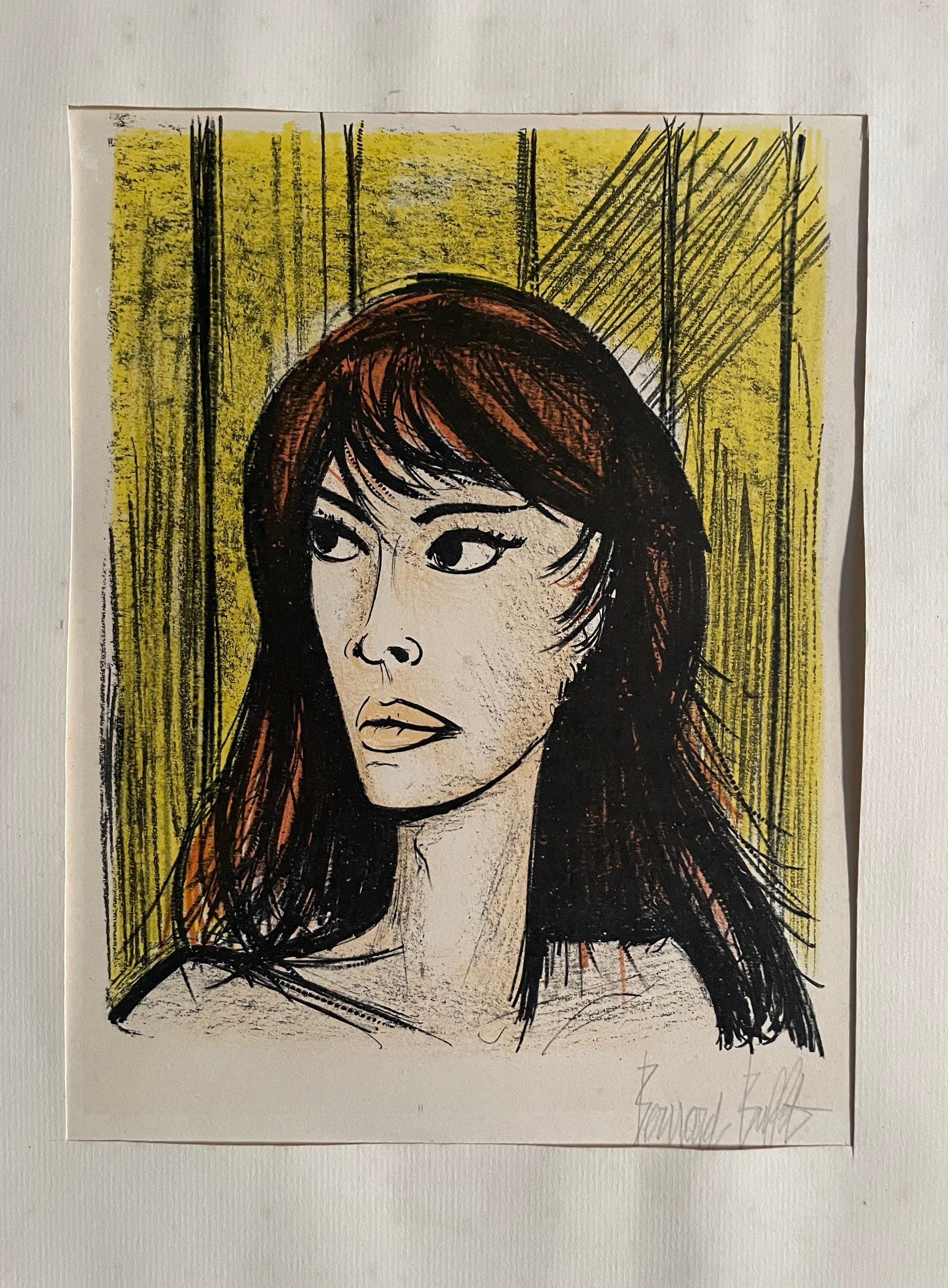 Bernard Buffet リトグラフ メルセデスとフラスキ－タ 中古 楽天市場