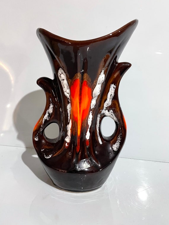 1950年貴重品アメリカアンティーク花瓶陶器ヴィンテージレトロ