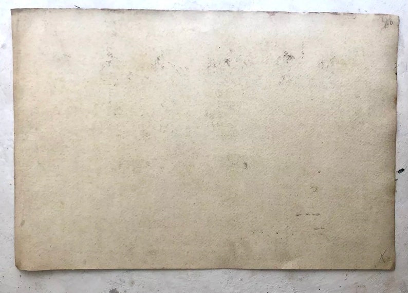 1910s French watercolor on Paper