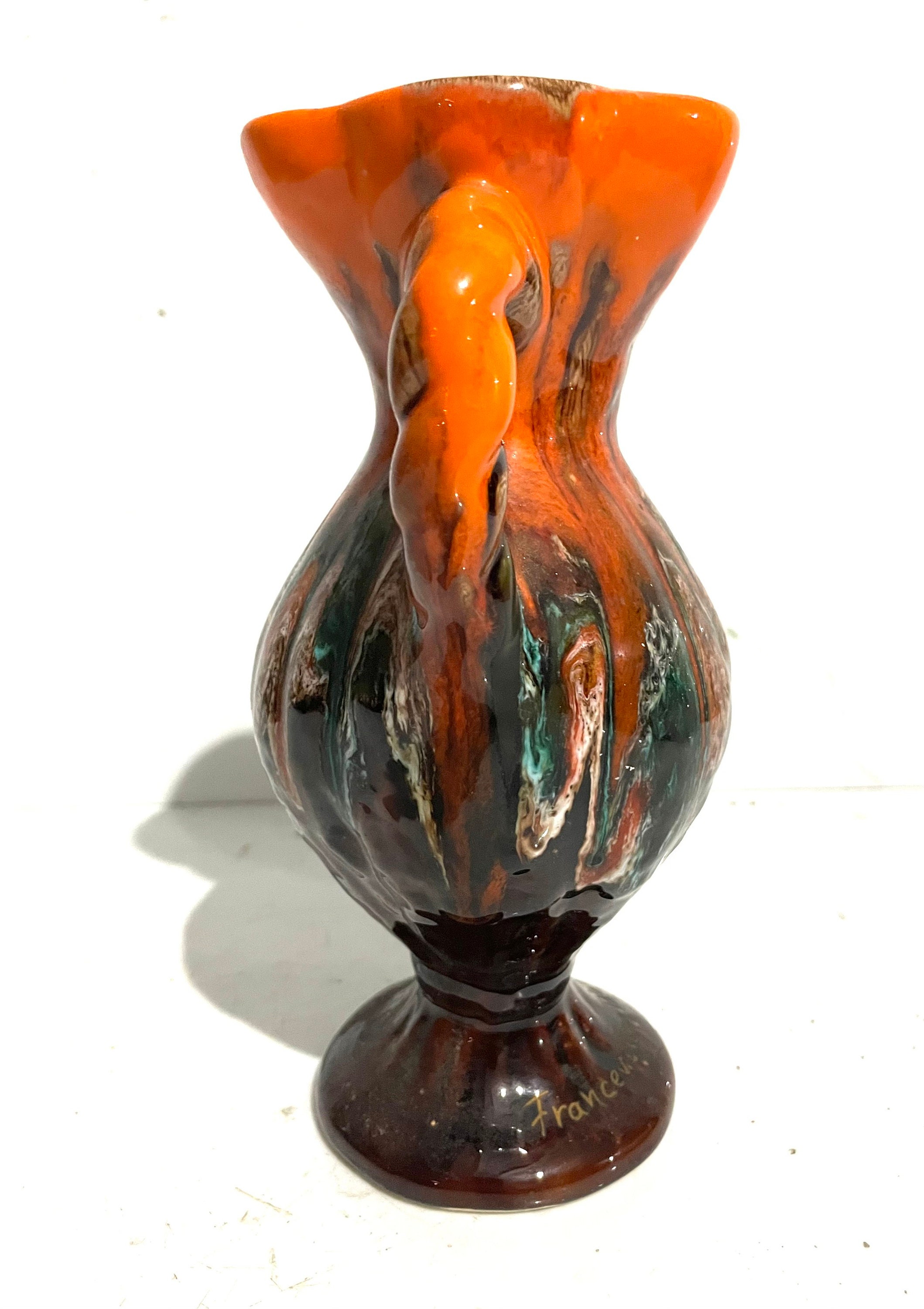 Vase en Céramique Emaillé Alpha 1950 