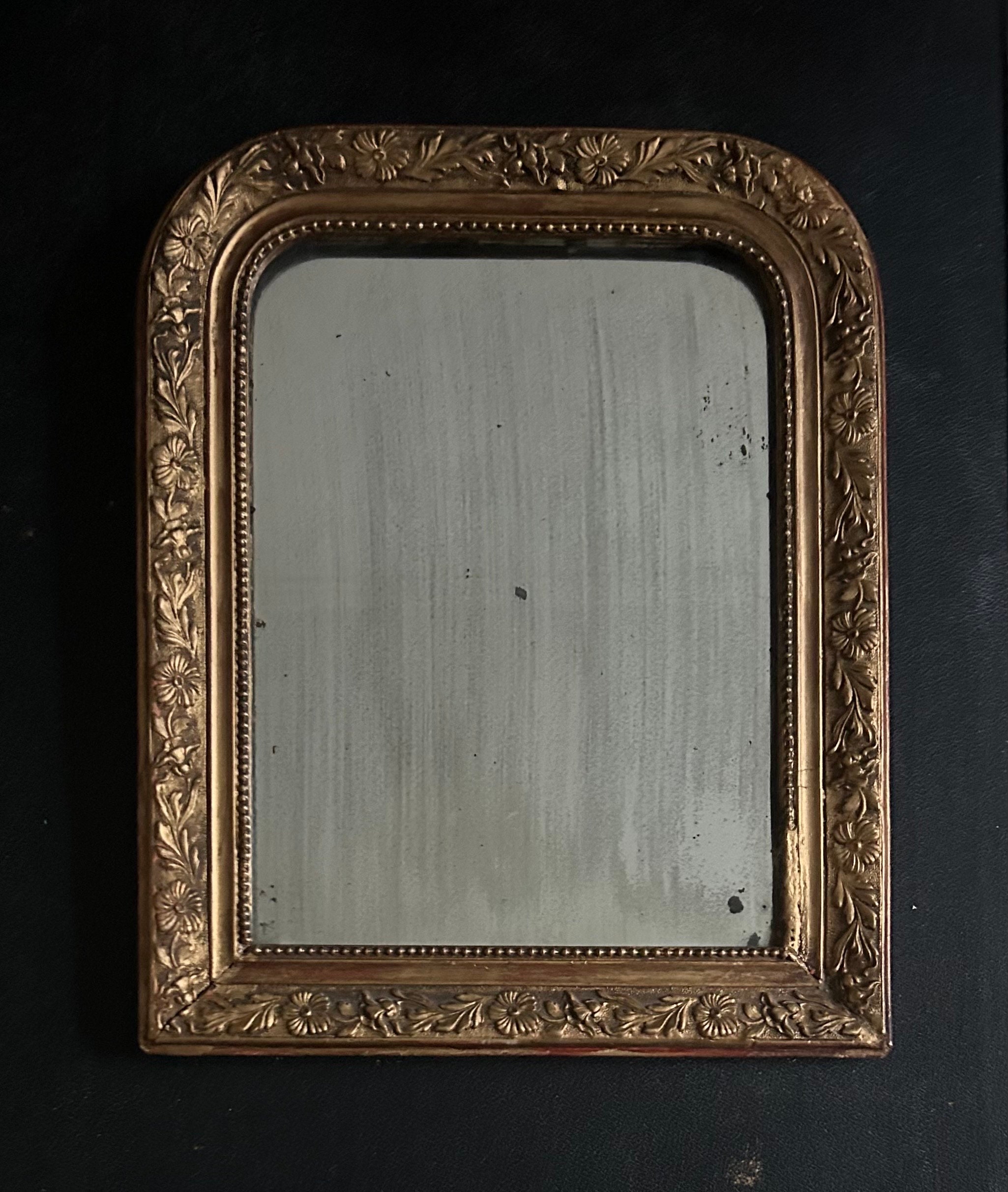 Louis Philippe III Antique Gray Mirror Jerusalem Discount Furniture