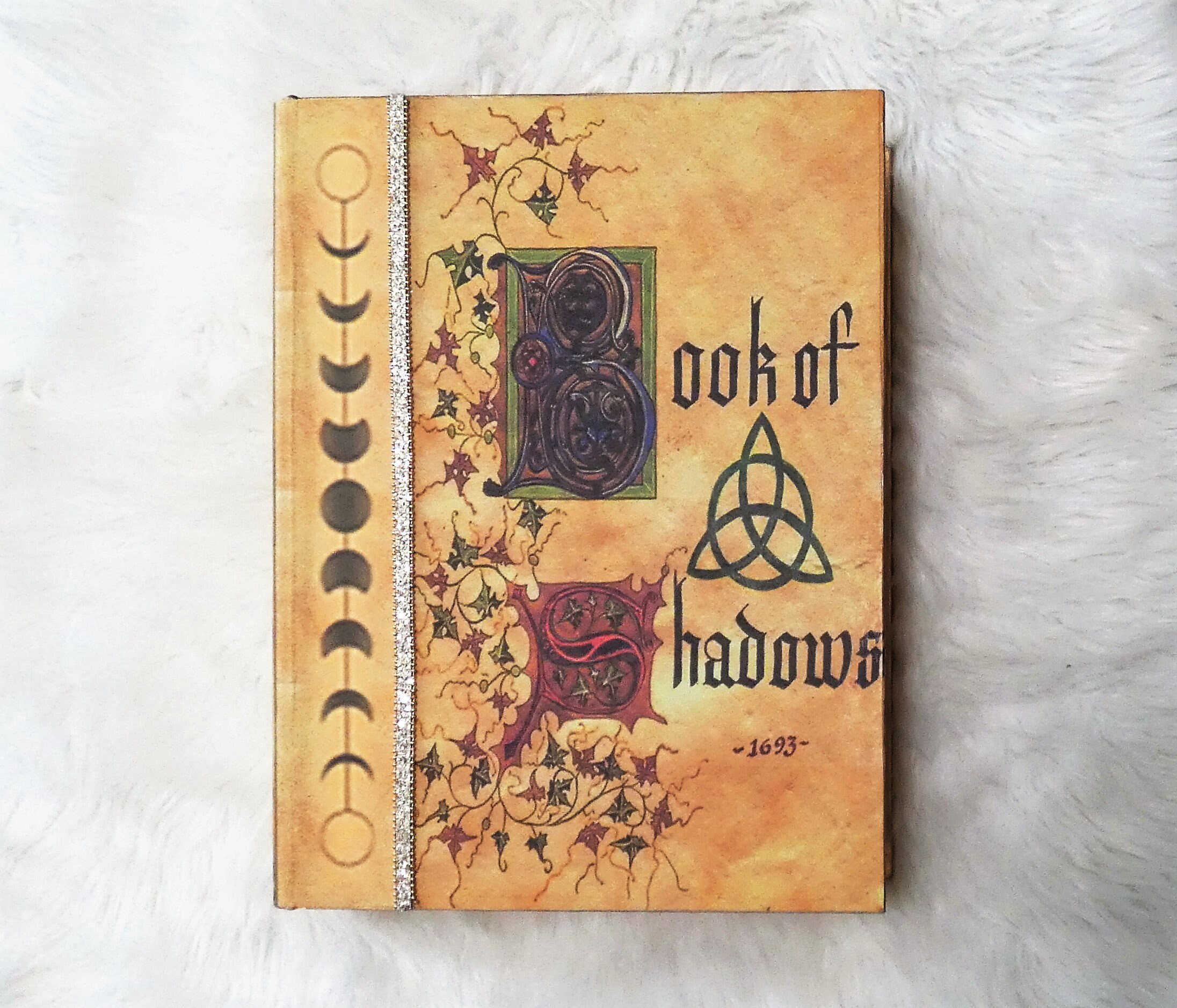 Book of Shadows Altar Box: Solander Box, Decoupaged Book Box, Upcycled ...