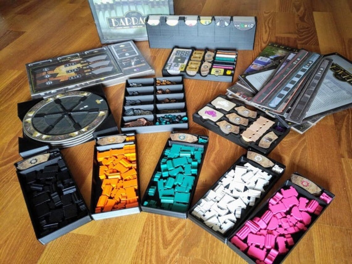 Barrage Board Game Insert with LeeghwaterExpansion Etsy