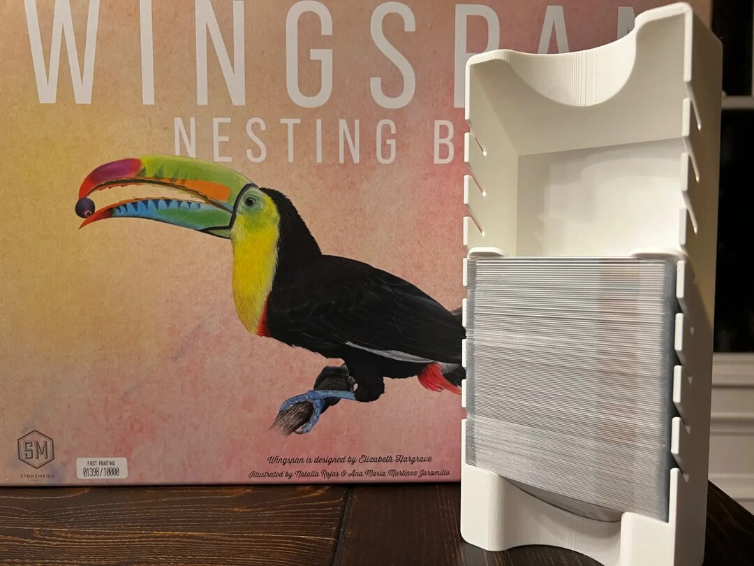 Wingspan nesting Box Board Game Insert Fits Sleeved Cards & Expansions Etsy