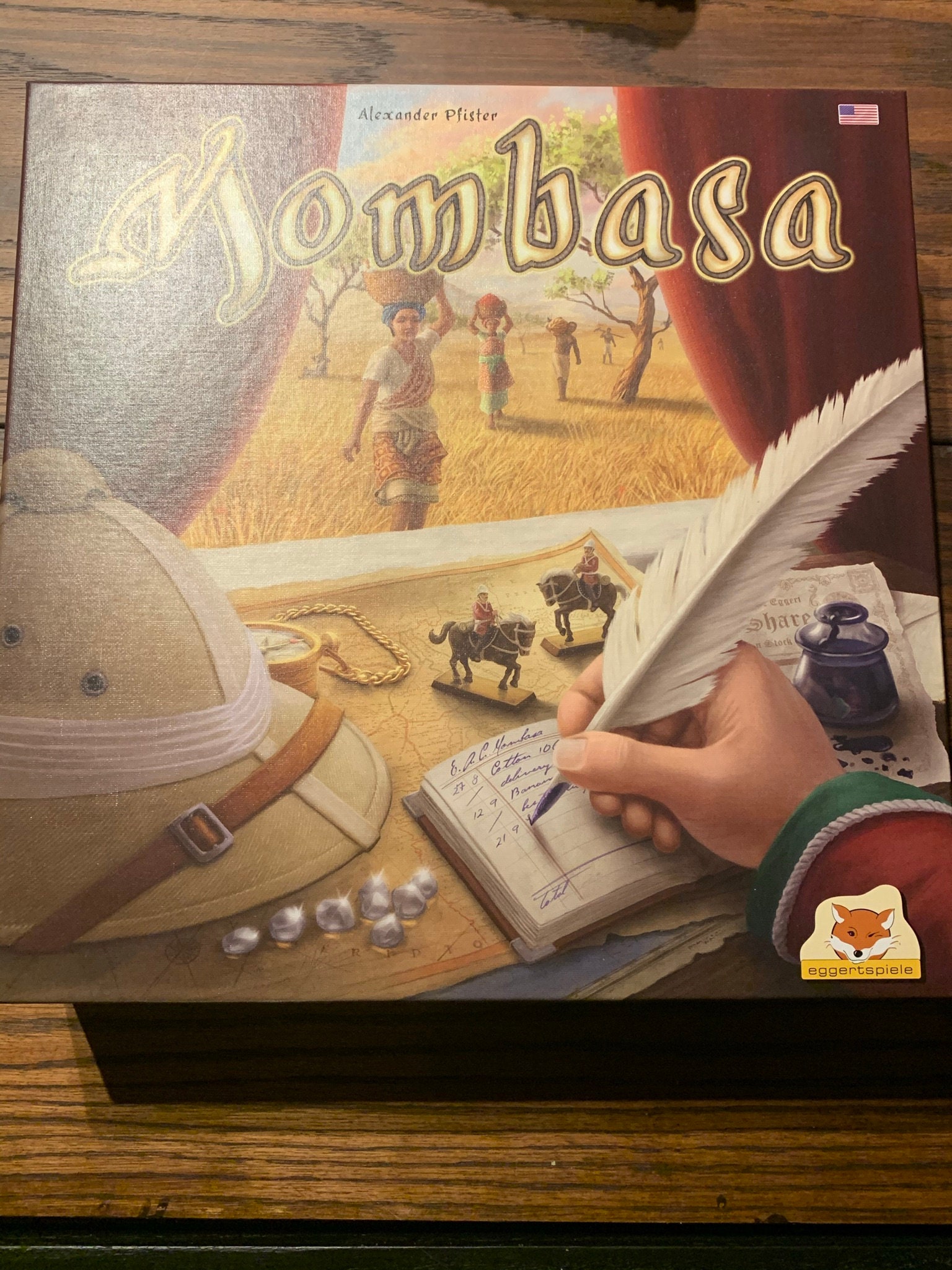 Mombasa Board Game Insert Etsy