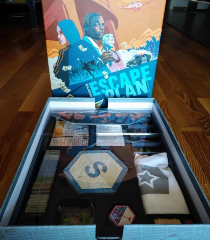 Escape Plan Board Game Insert Etsy