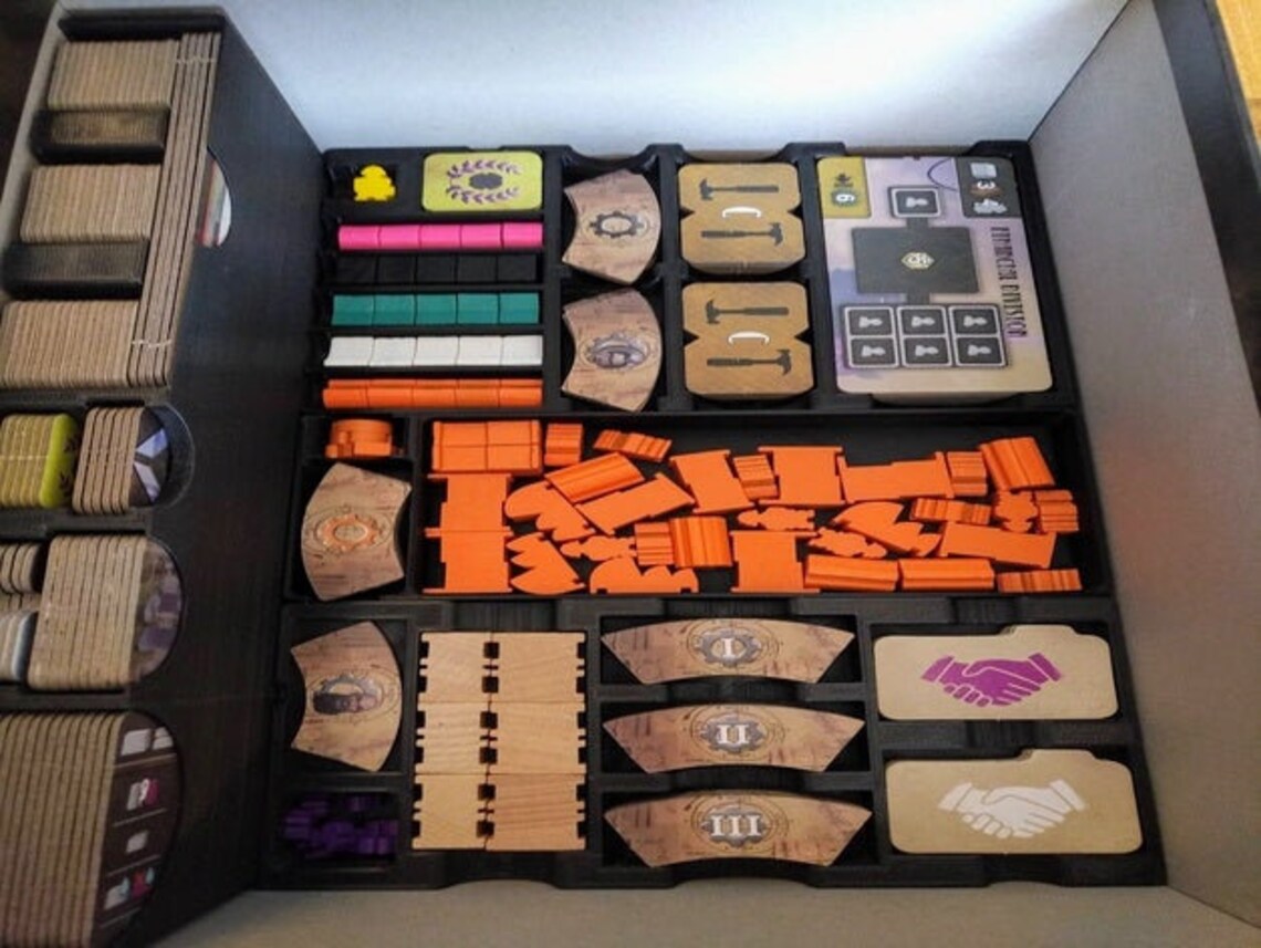 Barrage Board Game Insert with LeeghwaterExpansion Etsy